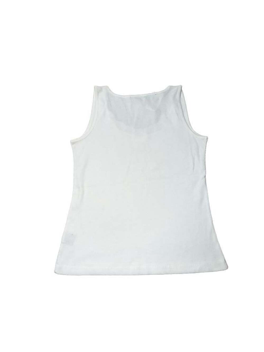 Lauren Ralph Lauren Women's White Ribbed Tank Top with Lace Trim - Picture 5 of 7